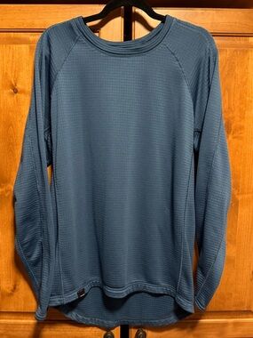 Duluth Men's Polartec Long-Sleeve Blue Pullover (L)